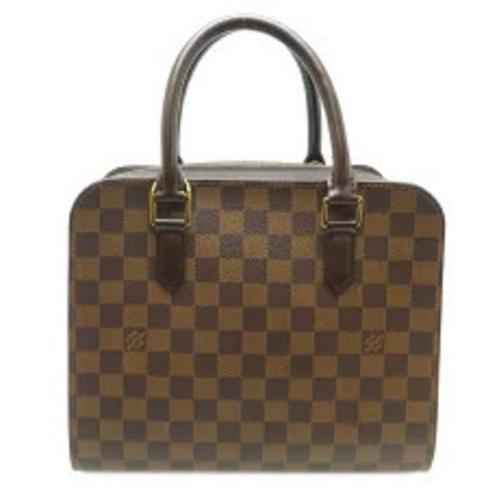 Louis Vuitton Ebene Damier Brown Handbag Triana